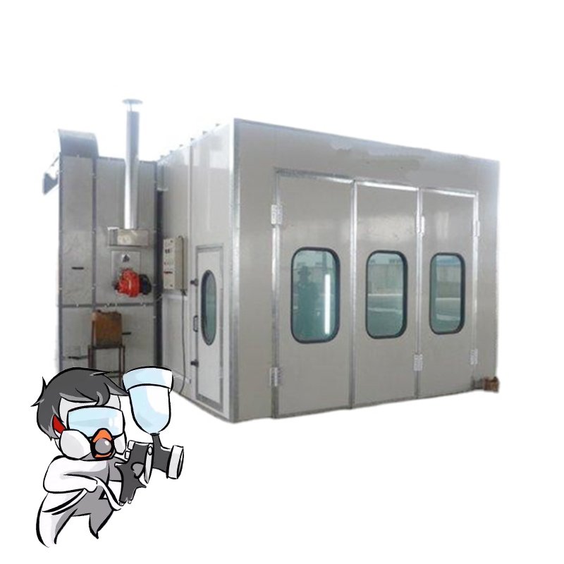 Wholesale Automobile diesel Heating Water Curtain Spray Booth Painting Room